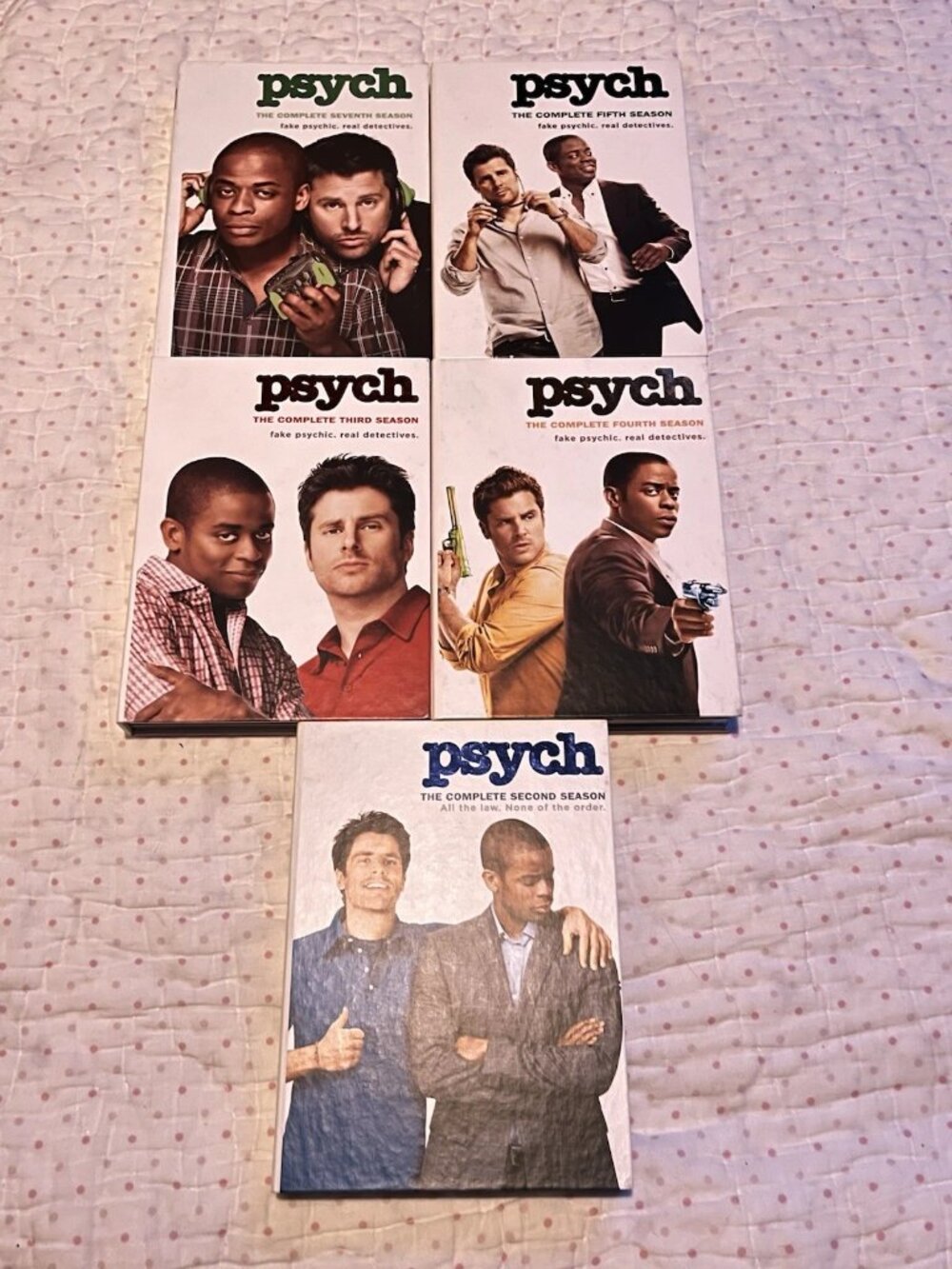 Psych The Complete Second Third Fourth Fifth and Seventh Season DVD Bundle Lot